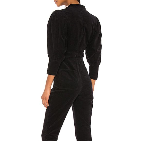 We Wore What 70’s Corduroy Retro Flare Jumpsuit - Picture 6 of 6